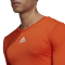 adidas Team Base langarm Funktionsshirt Herren team orange S