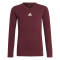 adidas Team Base langarm Funktionsshirt Kinder team maroon 116