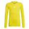 adidas Team Base langarm Funktionsshirt Kinder GN7514 - team yellow 116