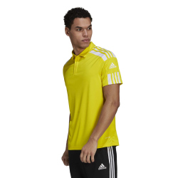 adidas Squadra 21 Poloshirt team yellow/white M