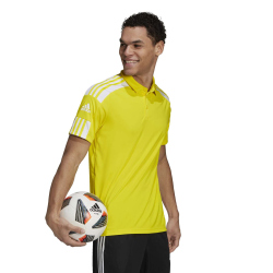 adidas Squadra 21 Poloshirt team yellow/white M