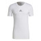 adidas Techfit Funktionsshirt white L