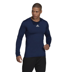 adidas Techfit langarm Funktionsshirt Climawarm Herren navblu L