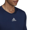 adidas Techfit langarm Funktionsshirt Climawarm Herren navblu L