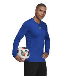 adidas Techfit langarm Funktionsshirt Climawarm Herren royblu S