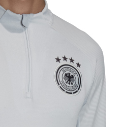 adidas DFB Deutschland langarm Zip Trainingsshirt clgrey XL