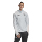 adidas DFB Deutschland langarm Zip Trainingsshirt clgrey XL