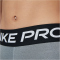 NIKE Pro Leggings M&auml;dchen carbon heather/white XL (156-166 cm)