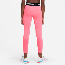 NIKE Pro Leggings Mädchen sunset pulse/white XL...
