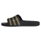 adidas Aqua Adilette Badelatschen EG1758 - core black/gold met./core black 37