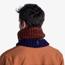 BUFF Knitted & Fleece Neckwarmer Alina Schlauchschal rusty