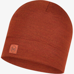 BUFF Merinowolle Mütze Heavyweight sienna