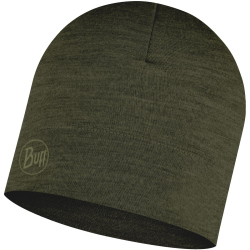 BUFF Merinowolle Mütze Lightweight solid bark