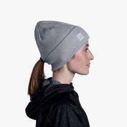 BUFF Crossknit Strickmütze sold light grey