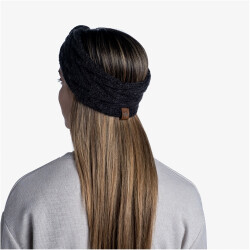 BUFF Knitted Stirnband Caryn Damen grey