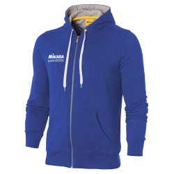MIKASA Zip Kapuzenjacke Herren blau M