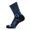 UYN Outdoor Explorer Trekkingsocken Kinder black/french blue 24-26