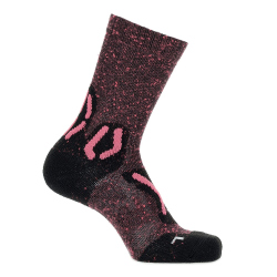 UYN Outdoor Explorer Trekkingsocken Kinder black/pink/fuxia 27-30
