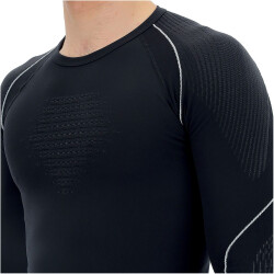 UYN Evolutyon langarm Funktionsshirt Herren blackboard/anthracite/white S/M