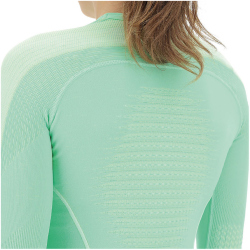 UYN Evolutyon langarm Funktionshirt Damen light green/white/white XS