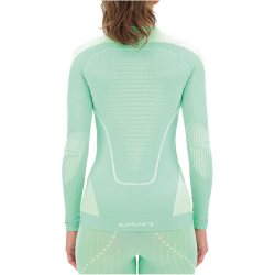 UYN Evolutyon langarm Funktionshirt Damen light green/white/white XS