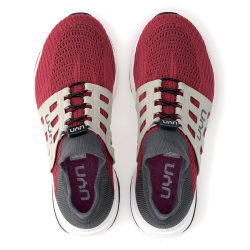 UYN Nature Tune Slip-on Sneaker aus Merinowolle Damen bordeaux/grey 35