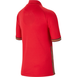 NIKE FPF Portugal Kinder Breathe Stadium Heimtrikot EM 2021 gym red/metallic gold XL (158-170 cm)