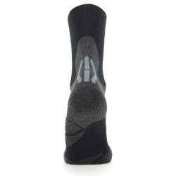 UYN Merino Mid Trekkingsocken doppellagig Damen black/grey 35-36