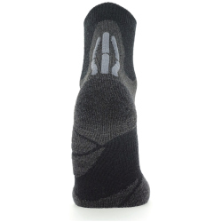 UYN Trekking 2in Merino Low Cut Trekkingsocken Herren black/grey 35-38