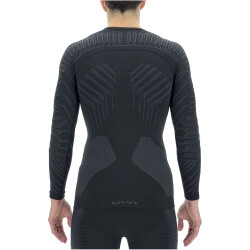 UYN Resilyon langarm Funktionsshirt mit Rundhals Herren black/anthracite S/M