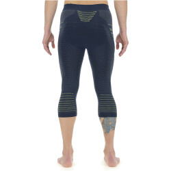 UYN Resilyon 3/4 Funktionsunterhose Herren dark blue/yellow S/M