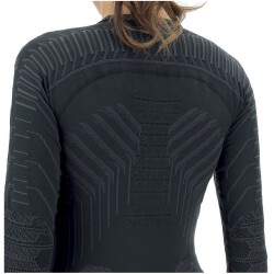 UYN Resilyon langarm Funktionsshirt mit Rundhals Damen black/anthracite XS