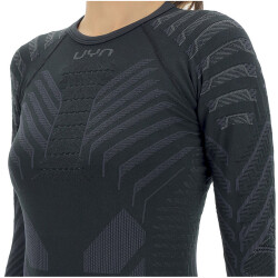 UYN Resilyon langarm Funktionsshirt mit Rundhals Damen black/anthracite S/M