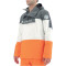 UYN Natyon Flag Skijacke 1/2-Zip Herren iron gate/blanc/scarlet ibis XXL