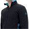 UYN Natyon Ribs 2nd-Layer 1/2-Zip Funktionsshirt Herren black/turquoise/white S