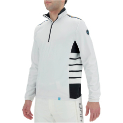 UYN Natyon Ribs 2nd-Layer 1/2-Zip Funktionsshirt Herren white/black/white S