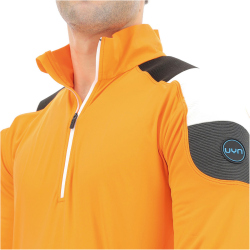 UYN Natyon Tricolor 2nd-Layer 1/2-Zip Funktionsshirt Herren orange sunshine S
