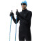 UYN Cross Country Coreshell Skijacke Herren black/black/turquoise S