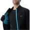 UYN Cross Country Coreshell Skijacke Herren black/black/turquoise S