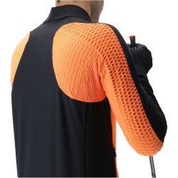 UYN Cross Country Coreshell Skijacke Herren orange fluo/black/turquoise S