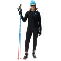 UYN Cross Country Coreshell Skijacke Damen black/black/turquoise S