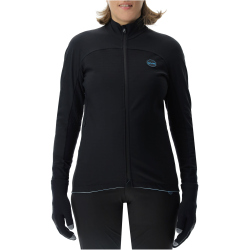 UYN Cross Country Coreshell Skijacke Damen black/black/turquoise S