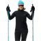 UYN Cross Country Coreshell Skijacke Damen black/black/turquoise S