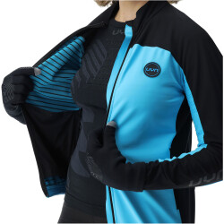 UYN Cross Country Coreshell Skijacke Damen turquoise/black/turquoise XS