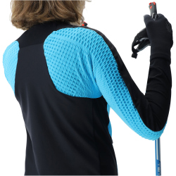 UYN Cross Country Coreshell Skijacke Damen turquoise/black/turquoise S