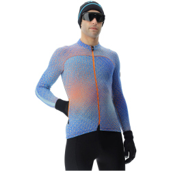 UYN Cross Country Spectre langarm Ski-Langl&auml;ufer Shirt Herren blue sunset S