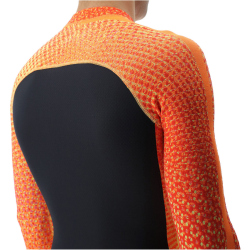UYN Cross Country Spectre langarm Ski-Langl&auml;ufer Shirt Herren orange ginger S