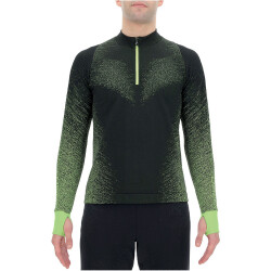 UYN Exceleration Zip Up Laufshirt Herren black/yellow...