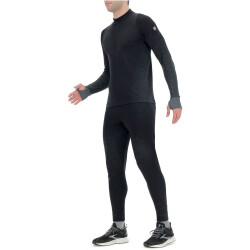 UYN Exceleration langarm Laufshirt Herren black/cloud XXL