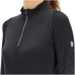 UYN Exceleration langarm Laufshirt Damen black/cloud XS
